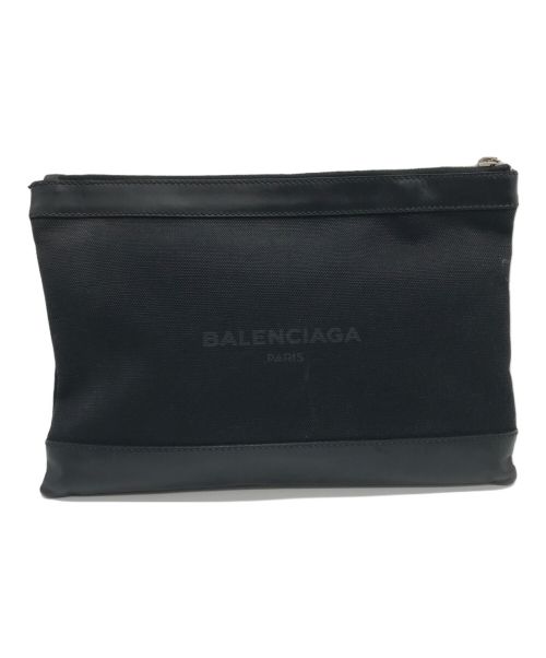 BALENCIAGA（バレンシアガ）BALENCIAGA (バレンシアガ) クラッチバッグ ブラックの古着・服飾アイテム