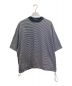 is-ness（イズネス）の古着「BALLOON BORDER SHORT SLEEVE T-SHIRT」｜ブラック