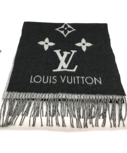 LOUIS VUITTON（ルイ ヴィトン）LOUIS VUITTON (ルイ ヴィトン) マフラー ブラックの古着・服飾アイテム