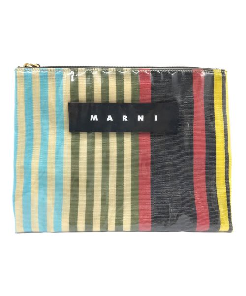 MARNI（マルニ）MARNI (マルニ) Glossy Grip クラッチバッグ マルチカラーの古着・服飾アイテム