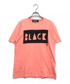 BLACK COMME des GARCONSブラック コムデギャルソン）の古着「Tシャツ」｜ピンク