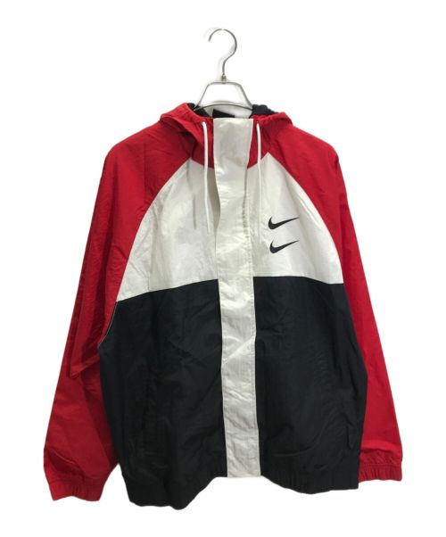 NIKE（ナイキ）NIKE (ナイキ) SWOOSH HOODY WOVEN JACKET ホワイト サイズ:XXLの古着・服飾アイテム