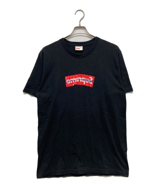 COMME des GARCONS SHIRT（コムデギャルソンシャツ）COMME des GARCONS SHIRT (コムデギャルソンシャツ) Supreme (シュプリーム) ボックスロゴTシャツ ブラック サイズ:Lの古着・服飾アイテム