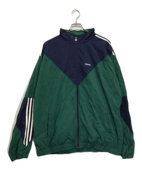 adidas（アディダス）adidas (アディダス) ナイロンジャケット グリーン サイズ:XLの古着・服飾アイテム