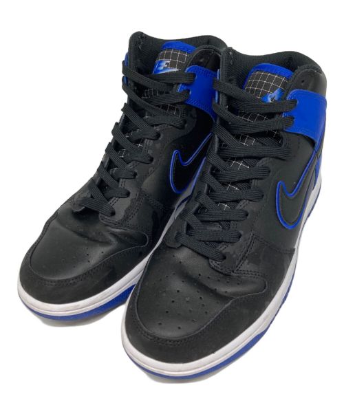 NIKE（ナイキ）NIKE (ナイキ) Dunk High Blue Camo ブルー×ブラック サイズ:UK 8の古着・服飾アイテム