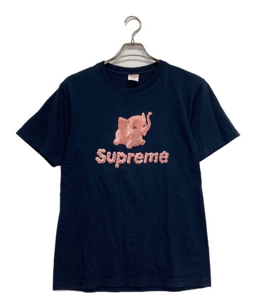 SUPREME（シュプリーム）Supreme (シュプリーム) Tシャツ ネイビー サイズ:Mの古着・服飾アイテム