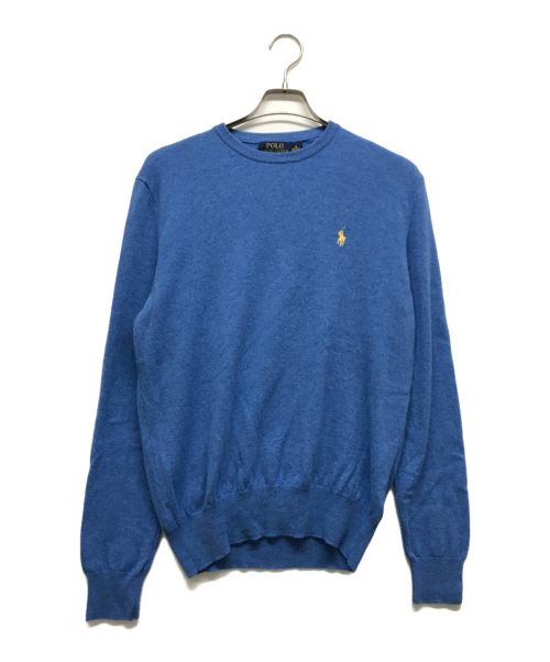 POLO RALPH LAUREN（ポロ・ラルフローレン）POLO RALPH LAUREN (ポロ・ラルフローレン) ニット ブルー サイズ:Mの古着・服飾アイテム