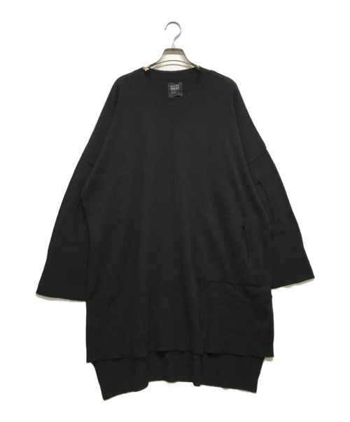 ragne kikas yohji yamamoto（ラグネキカスヨージヤマモト）RAGNE KIKAS yohji yamamoto (ラグネキカスヨージヤマモト) ニットワンピース ブラック サイズ:2の古着・服飾アイテム