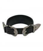 TOGA ARCHIVESトーガアーカイブス）の古着「Double buckle bangle」｜ブラック