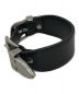 TOGA ARCHIVES (トーガアーカイブス) Double buckle bangle ブラック：9000円