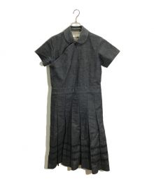 ROBE DE CHAMBRE COMME DES GARCONS（ローブドシャンブル コムデギャルソン）の古着「裾デザインデニムワンピース」｜インディゴ