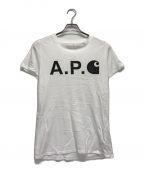 A.P.C.×CarHarttアーペーセー×カーハート）の古着「Tシャツ」｜ホワイト