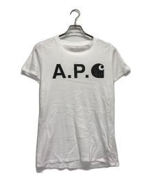 A.P.C.×CarHartt（アーペーセー×カーハート）の古着「Tシャツ」｜ホワイト