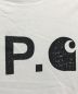 中古・古着 A.P.C. (アーペーセー) CarHartt (カーハート) Tシャツ ホワイト サイズ:S：5000円