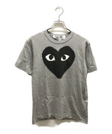 PLAY COMME des GARCONS（プレイ コムデギャルソン）の古着「Tシャツ」｜ライトグレー