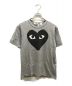 PLAY COMME des GARCONS（プレイ コムデギャルソン）の古着「Tシャツ」｜ライトグレー