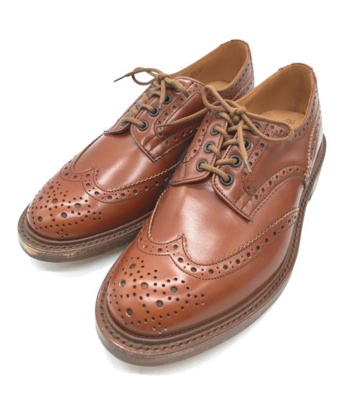 Tricker's（トリッカーズ）Tricker's (トリッカーズ) ウィングチップシューズ ブラウン サイズ:9.5の古着・服飾アイテム