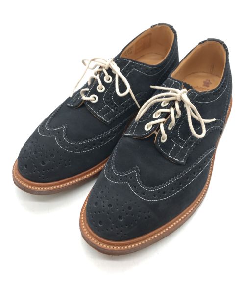 Tricker's（トリッカーズ）Tricker's (トリッカーズ) スウェードシューズ ネイビー サイズ:9の古着・服飾アイテム