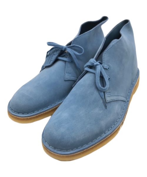 CLARKS（クラークス）CLARKS (クラークス) デザートブーツ スカイブルー サイズ:US 9 1/2の古着・服飾アイテム