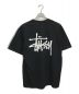 stussy (ステューシー) ロゴＴシャツ ブラック サイズ:L：6000円