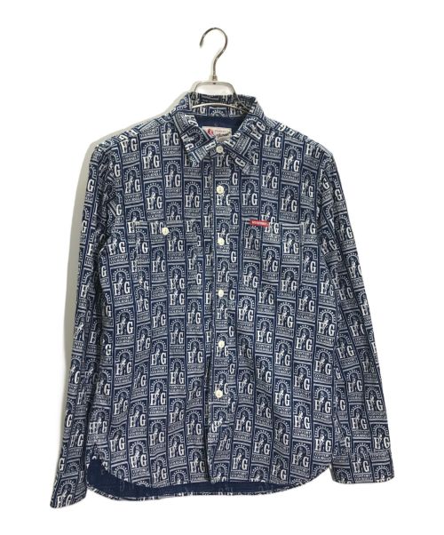 Hysteric Glamour（ヒステリックグラマー）Hysteric Glamour (ヒステリックグラマー) シャツ ブルー サイズ:Mの古着・服飾アイテム