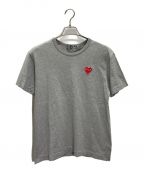 PLAY COMME des GARCONSプレイ コムデギャルソン）の古着「Tシャツ」｜グレー