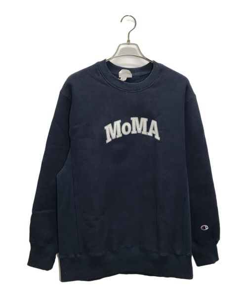 Champion（チャンピオン）Champion (チャンピオン) MoMA (モマ) リバースウィーブスウェット ネイビー サイズ:XLの古着・服飾アイテム