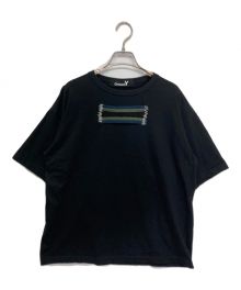 GROUND Y（グラウンドワイ）の古着「Tシャツ」｜ブラック