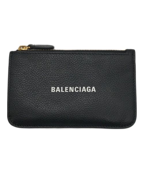 BALENCIAGA（バレンシアガ）BALENCIAGA (バレンシアガ) ロゴコインケース ブラックの古着・服飾アイテム