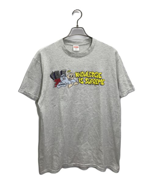 SUPREME（シュプリーム）Supreme (シュプリーム) Knowledge Tee グレー サイズ:Lの古着・服飾アイテム