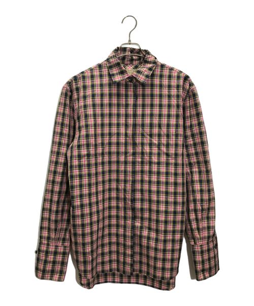 BURBERRY（バーバリー）BURBERRY (バーバリー) チェックシャツ ピンク サイズ:48の古着・服飾アイテム