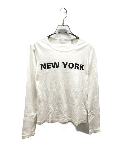 HELMUT LANG（ヘルムートラング）HELMUT LANG (ヘルムートラング) NEW YORK カットソー ホワイト サイズ:40の古着・服飾アイテム