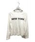 HELMUT LANG（ヘルムートラング）の古着「NEW YORK カットソー」｜ホワイト