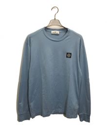 STONE ISLAND（ストーンアイランド）の古着「クルーネックカットソー」｜スカイブルー