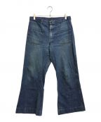 VINTAGE MILITARYヴィンテージ ミリタリー）の古着「U'S NAVY DENIM UTILITY TROUSERS」｜インディゴ