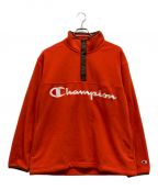 Champion×X-LARGEチャンピオン×エックスラージ）の古着「フリースプルオーバー」｜オレンジ