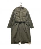 Ameriアメリ）の古着「MANY WAY QUILT MODS COAT」｜カーキ