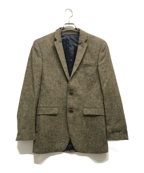 Acne studios（アクネ ストゥディオス）ACNE STUDIOS (アクネ ストゥディオス) ツイードジャケット ブラウン サイズ:44の古着・服飾アイテム