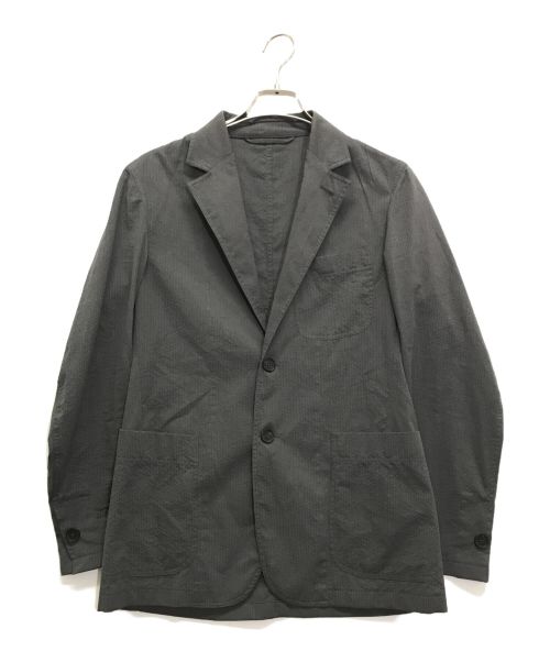 CARUSO（カルーゾ）CARUSO (カルーゾ) コットンシルクジャケット グレー サイズ:46の古着・服飾アイテム