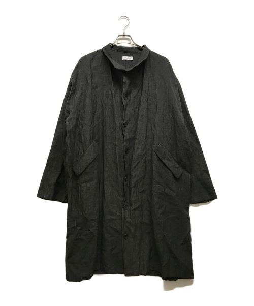 Bergfabel（バーグファベル）Bergfabel (バーグファベル) oversize coat グレー サイズ:46の古着・服飾アイテム