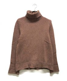 Maison Margiela（メゾンマルジェラ）の古着「モヘヤアンゴラ混タートルネックニット」｜パープル