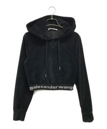 ALEXANDER WANG（アレキサンダーワン）の古着「STRETCH CORDUROY HOODY」｜ブラック