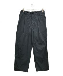 STILL BY HAND（スティルバイハンド）の古着「Garment-dye deep tuck pants」｜ネイビー