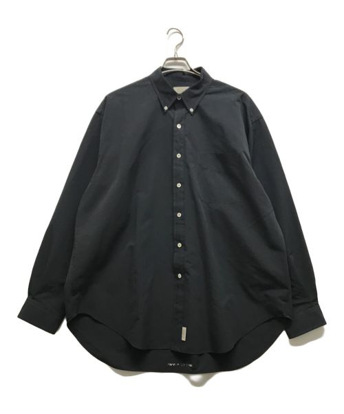 SEDAN ALL-PURPOSE（セダンオールパーパス）SEDAN ALL-PURPOSE (セダンオールパーパス) Polyester Big BD Shirt グレー サイズ:XLの古着・服飾アイテム