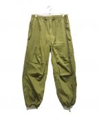 stussyステューシー）の古着「nyco over trousers」｜黄緑