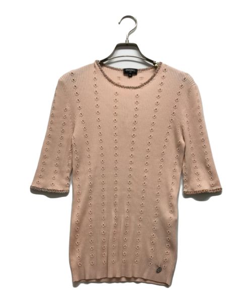 CHANEL（シャネル）CHANEL (シャネル) ニット ピンク サイズ:34の古着・服飾アイテム