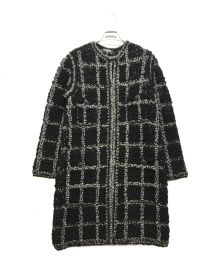 CHANEL（シャネル）の古着「チェーンデザインウール コート」｜ブラック