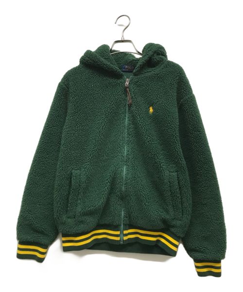 POLO RALPH LAUREN（ポロ・ラルフローレン）POLO RALPH LAUREN (ポロ・ラルフローレン) ボアジャケット グリーン サイズ:XSの古着・服飾アイテム