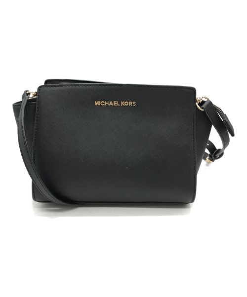 MICHAEL KORS（マイケルコース）MICHAEL KORS (マイケルコース) ショルダーバッグ ブラックの古着・服飾アイテム