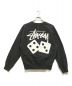 stussy (ステューシー) ダイススウェット ブラック サイズ:M：5000円